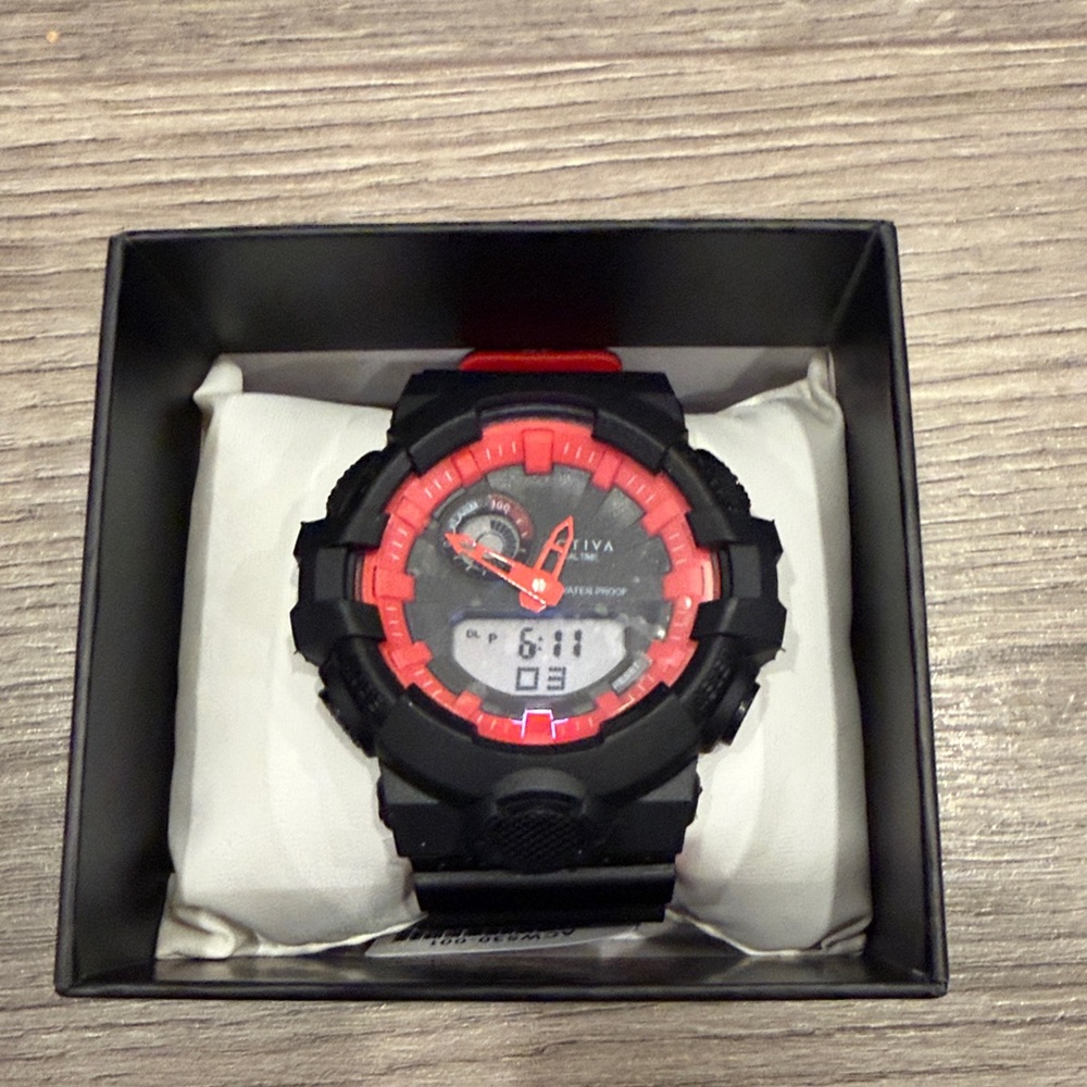 Activa X Invicta Digital Unisex Watch - 56mm, Red, Black (ACW530-001) - Picture 6 of 9